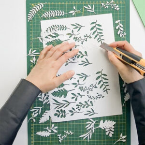 Botanopia - Wishing you a plantyful new year paper cutting