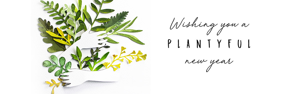 Plantyful Banner Botanopia- Plantyful Weihnachtskarte Vorlage und Anleitung
