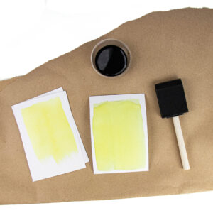 Botanopia cyanotype oplossing op papier Botanopia Cyanotype oplossing op papier met penseel