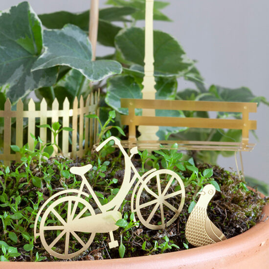 Miniatuur fietsavontuur voor je planten, bij Botanopia