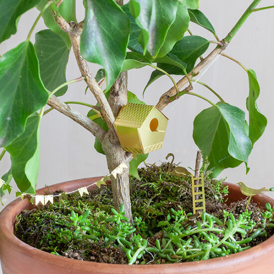 Een klein vogelhuisje voor je planten bij Botanopia