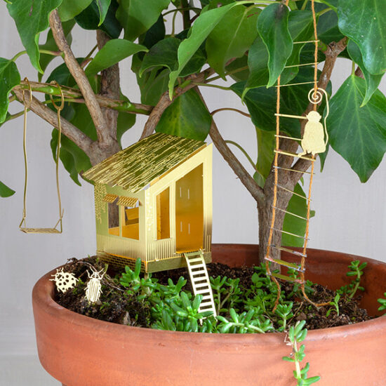 A tiny treehouse for your plants, by Botanopia