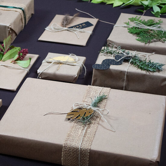 Eco-friendly giftwrapping ideas