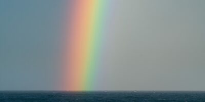 real rainbow picture, by Ben Mack