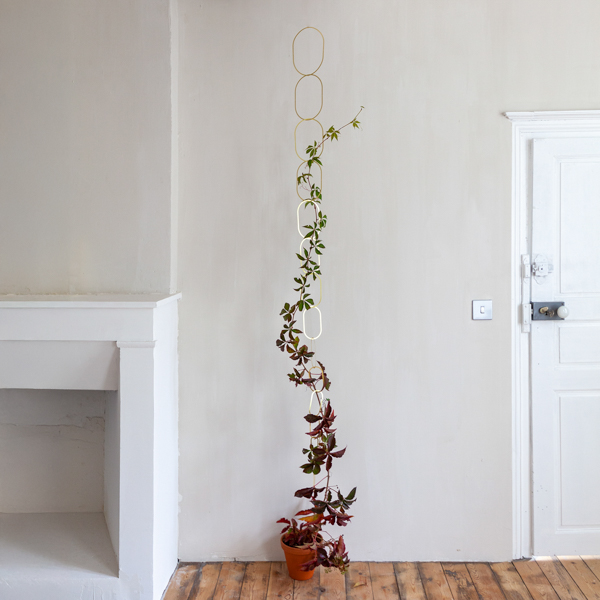 indoor window planter Groove Stainless Steel & Wood Indoor Wall Planter  Kanju Interiors