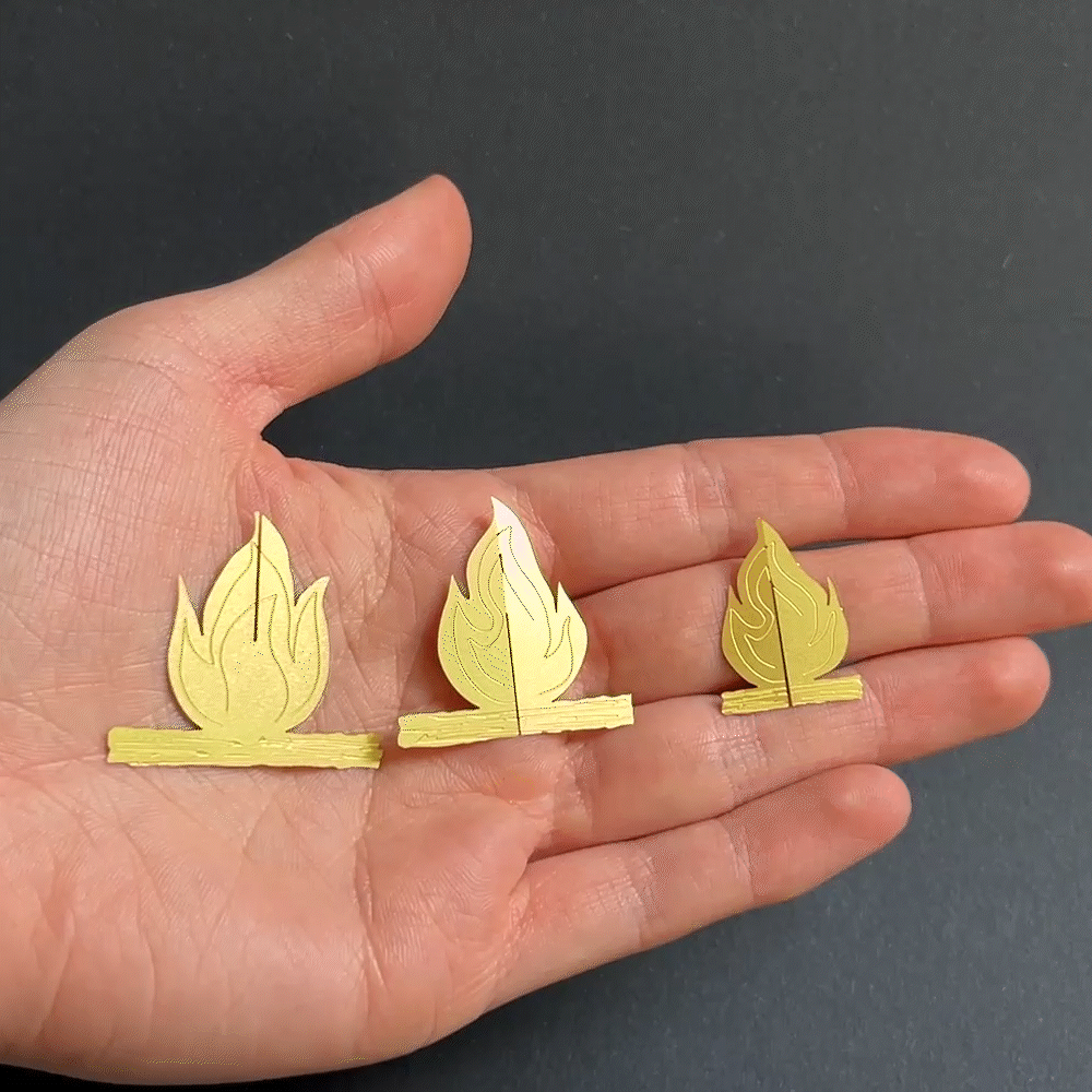 Tiny camping slots fire