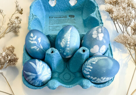 Botanical Easter eggs