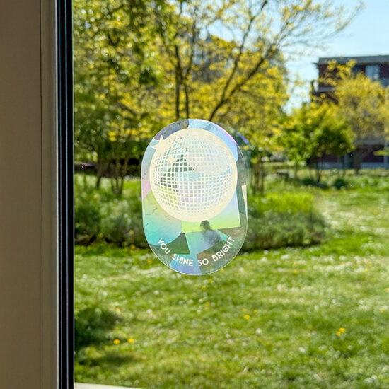 You shine so bright_Rainbow maker sticker_2 You shine so bright Rainbow maker sticker on window