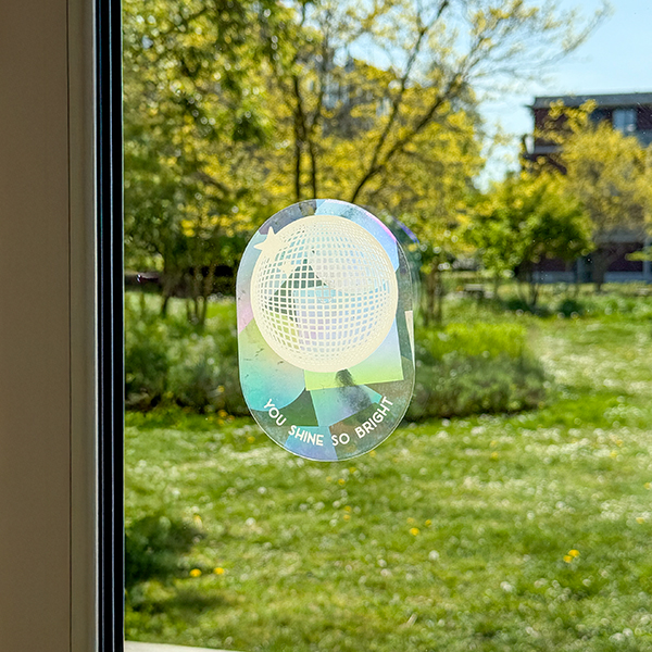 You shine so bright_Rainbow maker sticker_2 You shine so bright Rainbow maker sticker on window